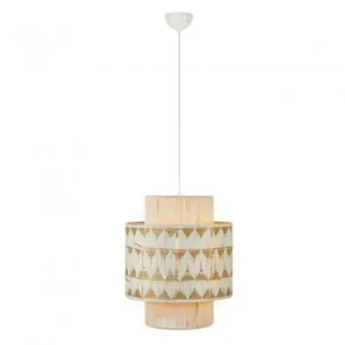 Suspension ANO 40W E27 Beige, Marron MARKSLOJD 108824