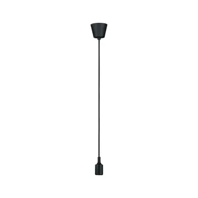 Suspension Salle de Bain Neordic Ketil 20W MAX E27 Noir Paulmann 50346