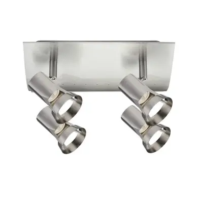 Plafonnier Teja 4x10W MAX GU10 Nickel satiné Paulmann 66701