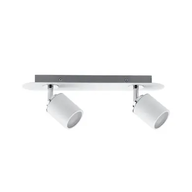 Plafonnier Salle de Bain Tube 2x10W MAX GU10 Blanc, Chrome Paulmann 66718