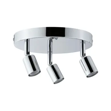 Plafonnier Salle de Bain Carolina 3x10W MAX GU10 Chrome Paulmann 66747