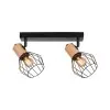 Plafonnier Lanka 2x20W MAX E14 Noir Paulmann 66767