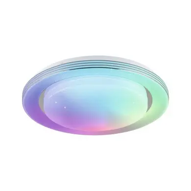 Plafonnier Rainbow 22W Chrome, Blanc Paulmann 70546