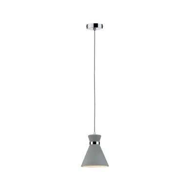 Suspension Salle de Bain Verve 20W MAX E27 Gris, Chrome Paulmann 70890