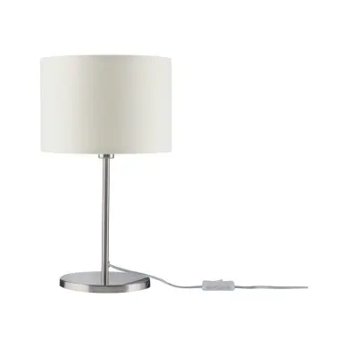 Lampe Tessa 40W MAX E14 Crème, Acier brossé Paulmann 70923