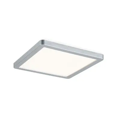 Plafonnier Atria Shine 11,2W Chrome mat Carré 3000K Paulmann 70993