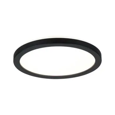 Plafonnier Atria Shine 11,2W Noir Rond 3000K Paulmann 70997
