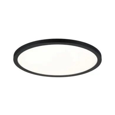 Plafonnier Atria Shine 16W Noir Rond 3000K Paulmann 70998