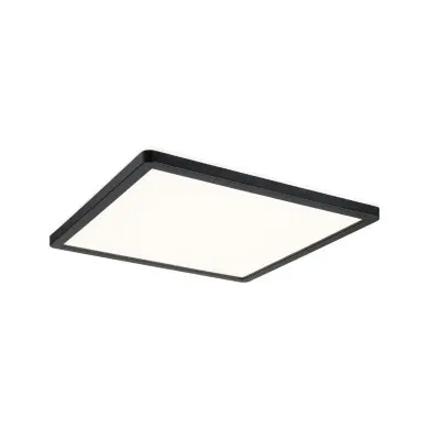 Plafonnier Atria Shine 16W Noir Carré 3000K Paulmann 71001