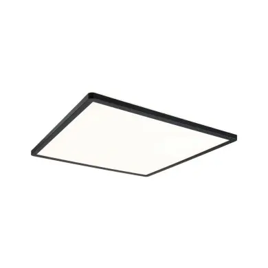 Plafonnier Atria Shine 22W Noir Carré P42 3000K Paulmann 71002