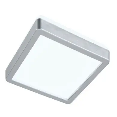Plafonnier Atria Shine 11,2W Chrome mat Carré 4000K Paulmann 71007