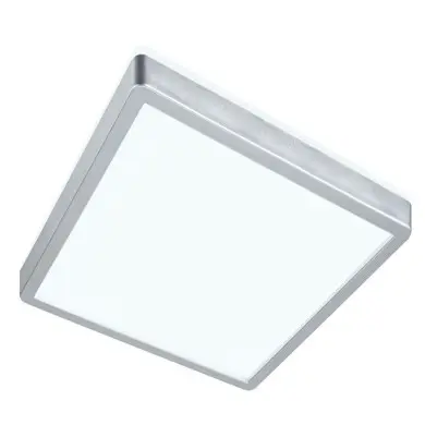 Plafonnier Atria Shine 16W Chrome mat Carré 4000K Paulmann 71008