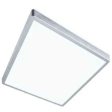Plafonnier Atria Shine 22W Chrome mat Carré P42 4000K Paulmann 71009