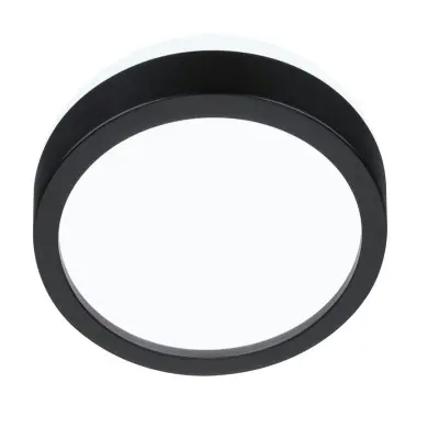 Plafonnier Atria Shine 11,2W Noir Rond 4000K Paulmann 71011