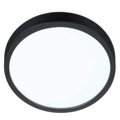 Plafonnier Atria Shine 16W Noir Rond 4000K Paulmann 71012