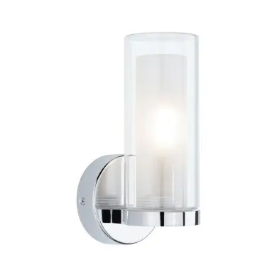 Applique Salle de Bain Selection 20W MAX E14 Chrome, Verre Paulmann 71076