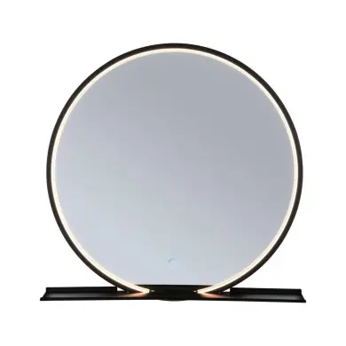 Miroir Salle de Bain Miro 10,5W Miroir, Noir mat PAU_71090 71090 Miroir Salle de Bain Miro 10,5W Miroir, Noir mat Paulmann 71090