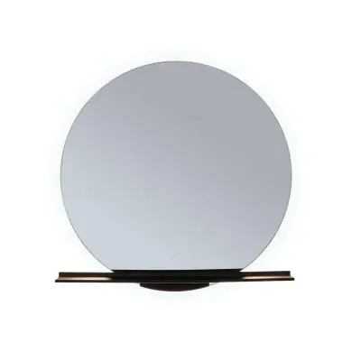 Miroir Salle de Bain Miro 11W Miroir, Noir mat Paulmann 71091