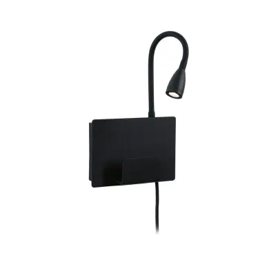 Applique Halina 2,4W Noir mat Paulmann 71101
