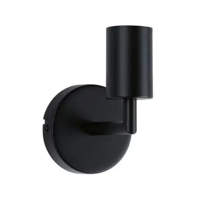 Plafonnier Salle de Bain Jaron 60W MAX E27 Noir mat PAU_71139 71139 Plafonnier Salle de Bain Jaron 60W MAX E27 Noir mat Paulmann 71139