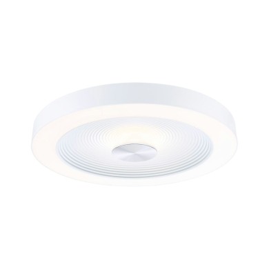 Plafonnier Salle de Bain Volea 4 & 18,5W Blanc, Argent Paulmann 71179