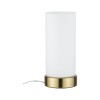 Lampe Pinja 20W MAX E14 Blanc, Laiton brossé Paulmann 77055