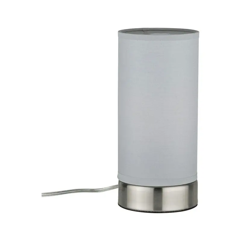 Lampe Pia 25W MAX E14 Blanc, Acier brossé PAU_77058 77058 Lampe Pia 25W MAX E14 Blanc, Acier brossé Paulmann 77058