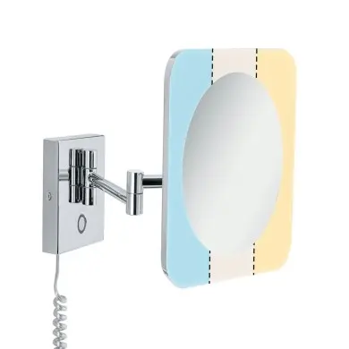 Miroir Salle de Bain Jora 3,3W Chrome, Blanc, Miroir Paulmann 78933