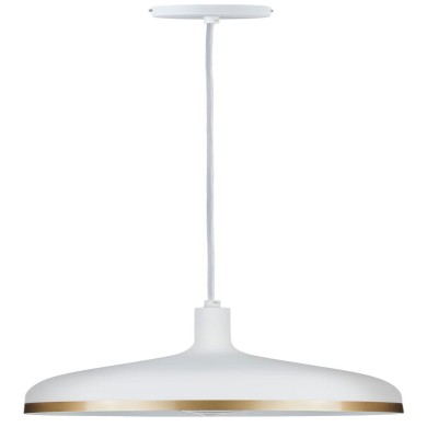Suspension Neordic Embla 20W MAX E27 Blanc dépoli, Doré Paulmann 79628