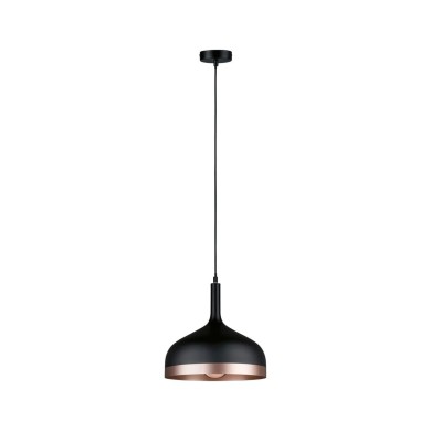 Suspension Neordic Embla 20W MAX E27 Noir, Cuivre Dépoli Paulmann 79629