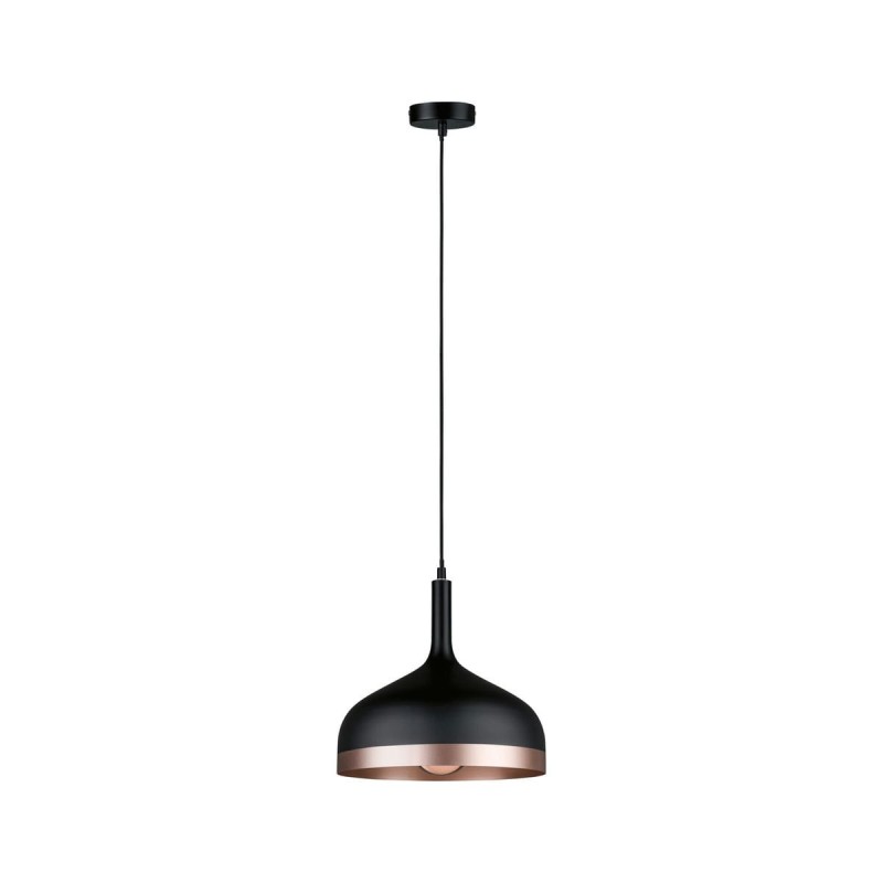 Suspension Neordic Embla 20W MAX E27 Noir, Cuivre Dépoli Paulmann 79629
