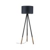 Lampadaire Neordic Rurik 20W MAX E27 Gris, Bois Paulmann 79633