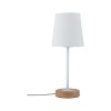 Lampe Neordic Stellan 20W MAX E27 Blanc, Bois Paulmann 79636