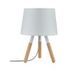 Lampe Neordic Berit 20W MAX E27 Blanc, Bois Paulmann 79646