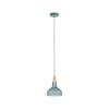 Suspension Neordic Juna 20W MAX E14 Vert satiné, Cuivre, Bois Paulmann 79652