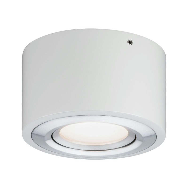 Plafonnier Argun 4,8W Blanc, Alu brossé Paulmann 79708