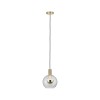 Suspension Neordic Esben 20W MAX E27 Clair, Laiton brossé Paulmann 79725