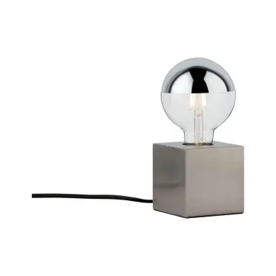 Lampe Kura 20W MAX E27 Acier brossé Paulmann 79730