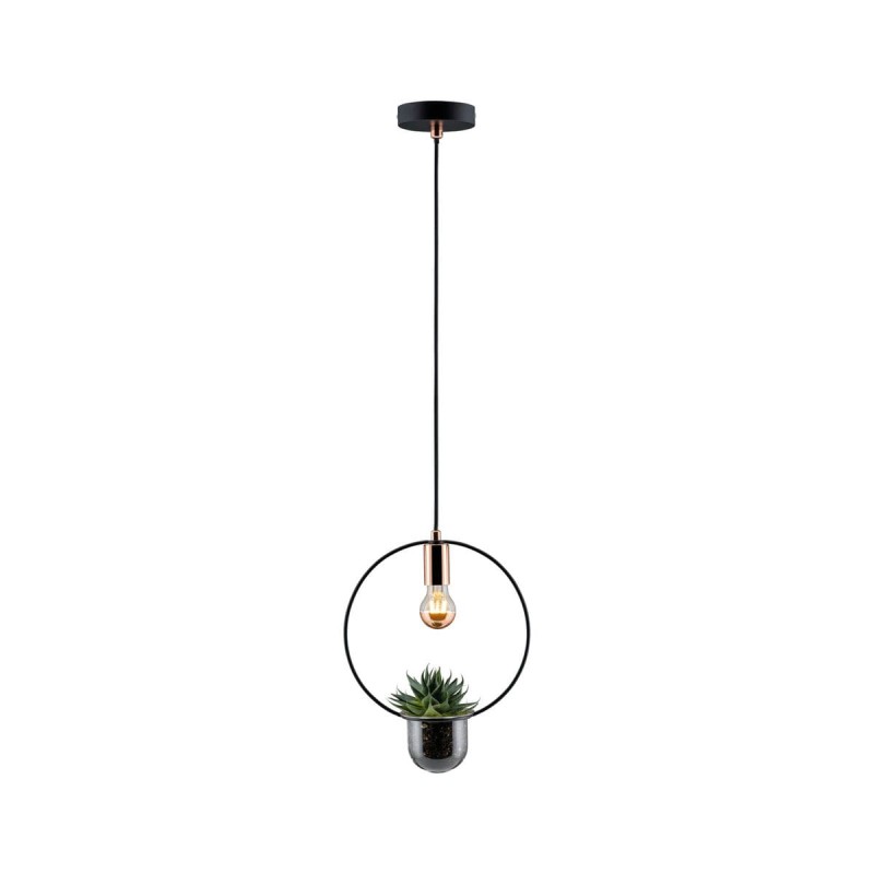 Suspension Neordic Tasja 20W MAX E27 Noir, Cuivre Paulmann 79748