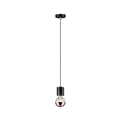 Suspension Neordic Nordin 60W MAX E27 Noir, Marbre, Cuivre Dépoli Paulmann 79751