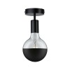 Plafonnier Neordic Malja 20W MAX E27 Noir Paulmann 79760