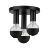 Plafonnier Neordic Skogen 3x20W MAX E27 Noir Paulmann 79761