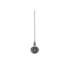 Suspension Neordic Eldar 20W MAX E27 Gris, Nickel Paulmann 79771