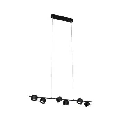 Suspension Puric Pane 6x4,5W Noir Paulmann 79773