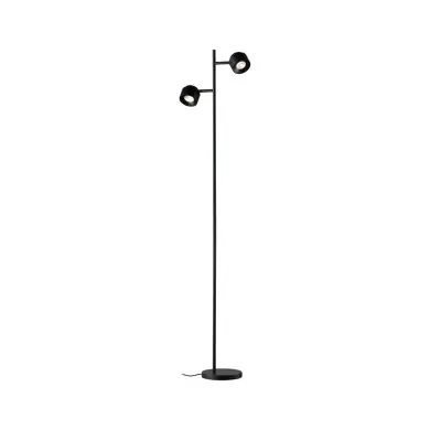Lampadaire Puric Pane 2x3W Noir 2700K, intensité variable Paulmann 79775