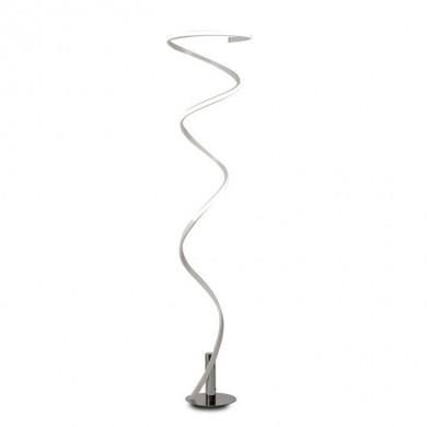 Lampadaire HELIX Blanc Chromé  LED 1x42W MANTRA 6102