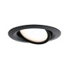 Spot Nova Plus 6W Coin Noir mat Paulmann 92459