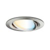 Spot Nova Plus 6W Coin Acier brossé 2700 - 6500K Paulmann 92961