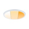 Plafonnier Salle de Bain Areo 16W Blanc dépoli D23 Paulmann 92990
