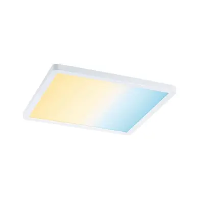 Plafonnier Salle de Bain Areo 16W Blanc Carré 3000 - 6500K Paulmann 93048